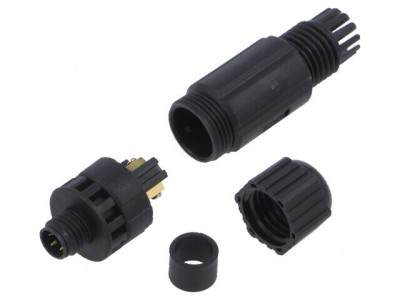 Conector M8 IP67 cu şurub pe cablu foto