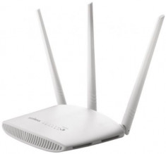 Router Wireless Edimax BR-6208AC V2, Dual Band, 750 Mbps, 3 Antene Externe (Alb) foto