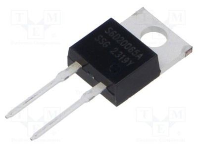 Diodă redresoare Schottky SiC 650V 20A TO220AC SMC tub foto