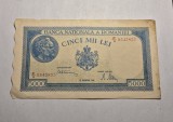 Bancnota 5000 Lei 1945 Decembrie Romania - Numismatica