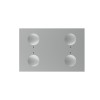 Modul intrerupator cvadruplu cu touch Livolo standard Italian, Serie noua SmartElectro IntelligentHouse