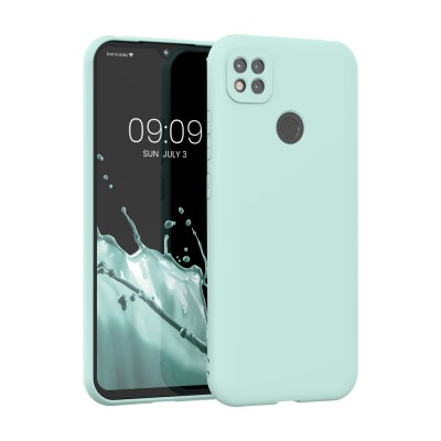 Husa pentru Xiaomi Redmi 9C, Silicon, Verde, 56565.200, kwmobile foto