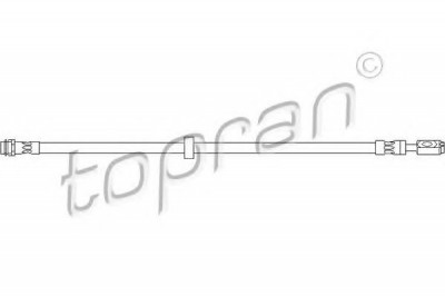 Conducta / cablu frana VW PASSAT (3A2, 35I) (1988 - 1997) TOPRAN 108 913 foto