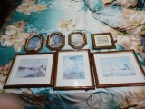 Lot de 7 copii foto autorizate dupa autori celebri, Natura, Acuarela, Realism