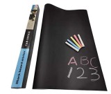 Set 2x Sticker Blackboard, folie autocolanta, negru, tabla de scris cu creta, IPF