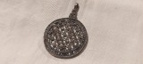 MEDALION VIENA ornat SPLENDID cu ZIRCONII unic AUSTRIA vechi EXCEPTIONAL superb