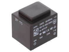 Transformator PCB &icirc;ncapsulat 3VA 18V