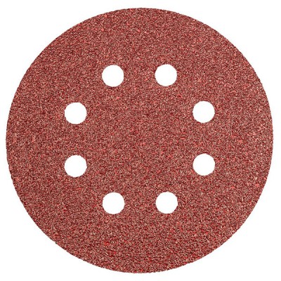 Discuri abrazive 125mm K40 5buc.cu 8 gauri GRAPHITE 55H939 HardWork ToolsRange foto