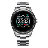 Ceas smartwatch Lige OMC Android si IOS, Display color 1.3 inch, argintiu, Otel inoxidabil