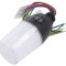 Coloană de semnalizare LED EMAS IF 220V AC, 90dB, IP65, 55mm, lumină continuă și intermitentă, buzzer