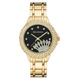Cumpara ieftin Ceas Dama Juicy Couture Chic JC/1282BKGB, Inox, Quartz, 36mm, Analog, Cristal Mineral, Rezistent Apa 3ATM