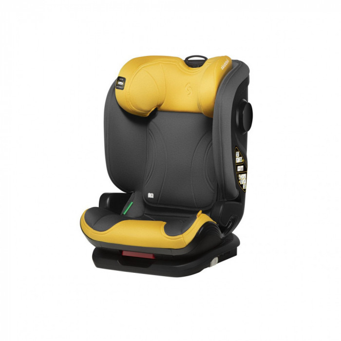 Scaun auto ISOFIX Skiddou T&auml;by, 15-36 kg, Galben