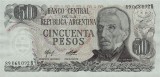 ARGENTINA █ bancnota █ 50 Pesos █ 1976-1978 █ P-301b █ UNC █ necirculata