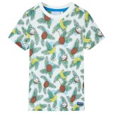 Tricou pentru copii cu m&acirc;neci scurte, multicolor, 140