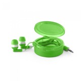 Casti cu cablu 1.2m, stereo, conexiune jack 3.5mm, cutie, verde