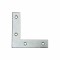 Coltar metalic de exterior, 50 x 50 x 16 mm, 100 buc / set