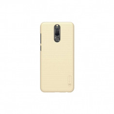 Husa Nillkin Super Frosted Shield Aurie + Folie Sticla Pentru Huawei Mate 10 Lite (2017) foto