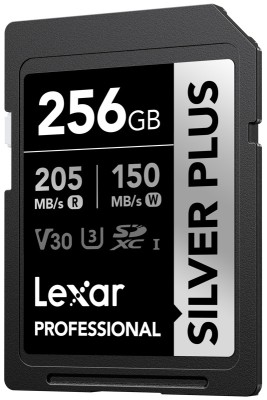 Lexar SDXC Professional SILVER Plus UHS-I/U3/A2/4K R205/W150 (V30) 256GB foto