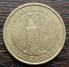(M908) MONEDA DANEMARCA - 20 KRONER 2004, COMEMORATIVA - GASETARNET