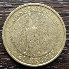 (M908) MONEDA DANEMARCA - 20 KRONER 2004, COMEMORATIVA - GASETARNET