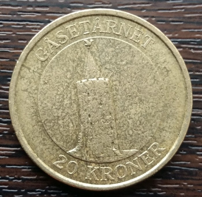 (M908) MONEDA DANEMARCA - 20 KRONER 2004, COMEMORATIVA - GASETARNET