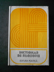 DICTIONAR DE FILOZOFIE (1978) foto