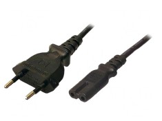 Cablu Alimentare Negru 1.8m IEC C7 2.5A 250V