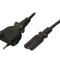 Cablu Alimentare Negru 1.8m IEC C7 2.5A 250V