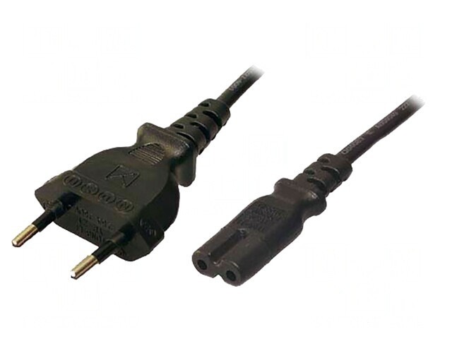 Cablu Alimentare Negru 1.8m IEC C7 2.5A 250V