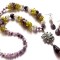 set cristal de stanca ,olivina si ametist 39715