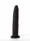 X-MEN - Dildo realist cu ventuză, negru, 16.5 cm