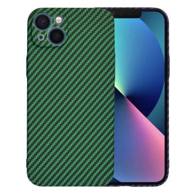 Husa pentru Apple iPhone 13, Techsuit, Carbonite FiberShell, Verde foto
