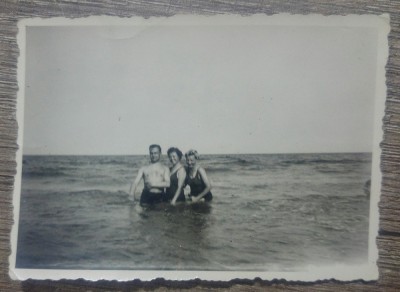 Fotografie in apele Marii Negre// Mamaia 1939 foto