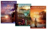 Pachet Seria Emisarii: 1. Femeia din Lydia; 2. Surorile din Corint; 3. Fiica Romei - Angela Hunt