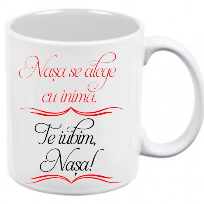 Cana alba personalizata, model Nasa, INOVATIX&reg;. 330ml