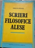 EDMUND HUSSERL - Scrieri Filosofice Alese
