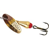 Linguriță rotativă Mepps XD Tri Fluo Galben/Brown 2.5g