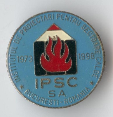 Institutul de proiectari pentru sectoare calde, insigna rara foto