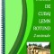 Tabele Cubaj Lemn Rotund, 2 zec., Spiralată, fiecare filă plastifiată