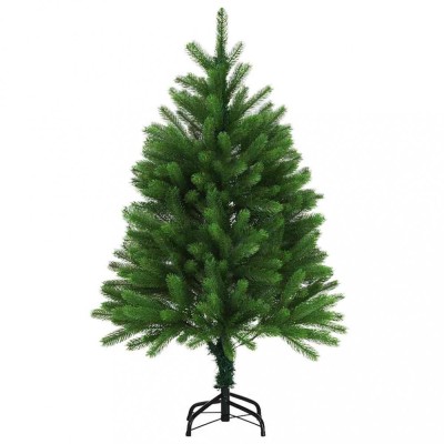 Brad de Crăciun artificial ace cu aspect natural 120 cm verde foto