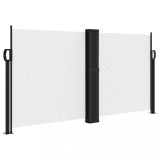 Cumpara ieftin Copertina laterala retractabila, alb, 120 x 600 cm