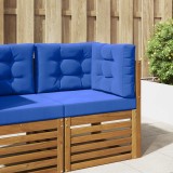 vidaXL Perna pentru canapea de exterior 3 pcs Turcoaz Poliester 900777