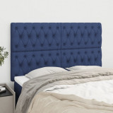 Tablii de pat, 4 buc, albastru, 72x7x78/88 cm, textil GartenMobel Dekor, vidaXL