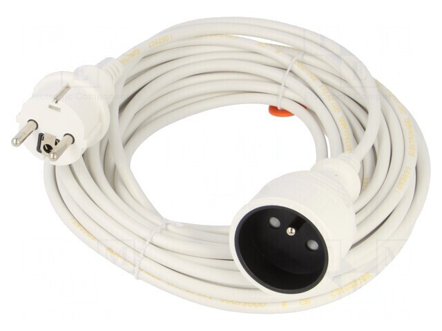Prelungitor Electric 10m 10A Alb