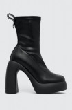 Cumpara ieftin Karl Lagerfeld botine ASTRAGON HI femei, culoarea negru, cu toc drept, KL33750