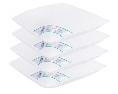 Set 4 perne matlasate microfibra HypoallergenicMed Somnart, lavabile la 95&deg;C, 70 X 70 Relax KipRoom