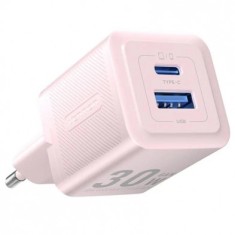 INCARCATOR retea Vention 30W, 1 x USB Type-C, 1 x USB, 5V/3A, PD 3.0, QC 3.0, QC 4.0, roz, &quot;FEQP0-EU&quot; (timbru verde 0.18 lei) - 6922794782235