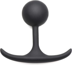 Dildo anal Round Ball S Negru