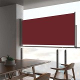 Cumpara ieftin Copertină laterală retractabilă de terasă, roșu, 60 x 300 cm