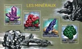 AFRICA CENTRALA 2014 - Minerale /set complet - bloc + colita MNH ( 2 imagini), Nestampilat